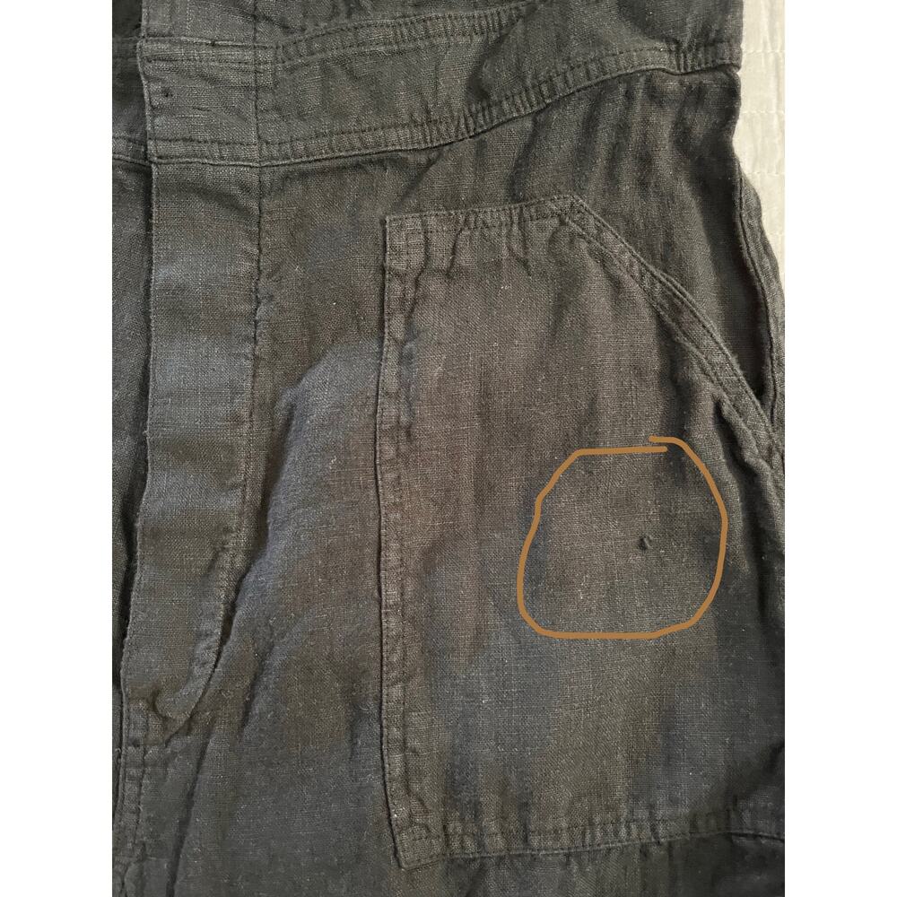 NEW MATE THE LABEL Long Sleeve 100% Linen Jumpsuit - Jet Black SIZE S - Picture 13 of 13